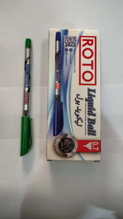 6 اقلام روتو جاف لون اخضر