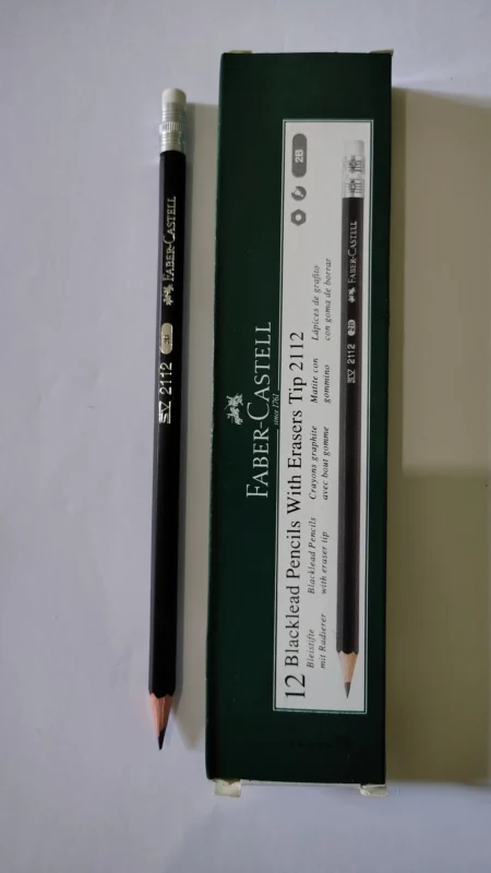 قلم رصاص فيبر كاستل 2112 بستيكة للكتابة والدراسة