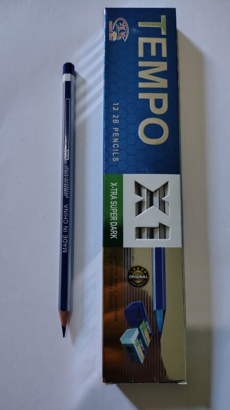 6 قلم رصاص فابر كاستل TEMPO سنون سوبر دارك HB مناسب للمدارس والكتابة اليومية