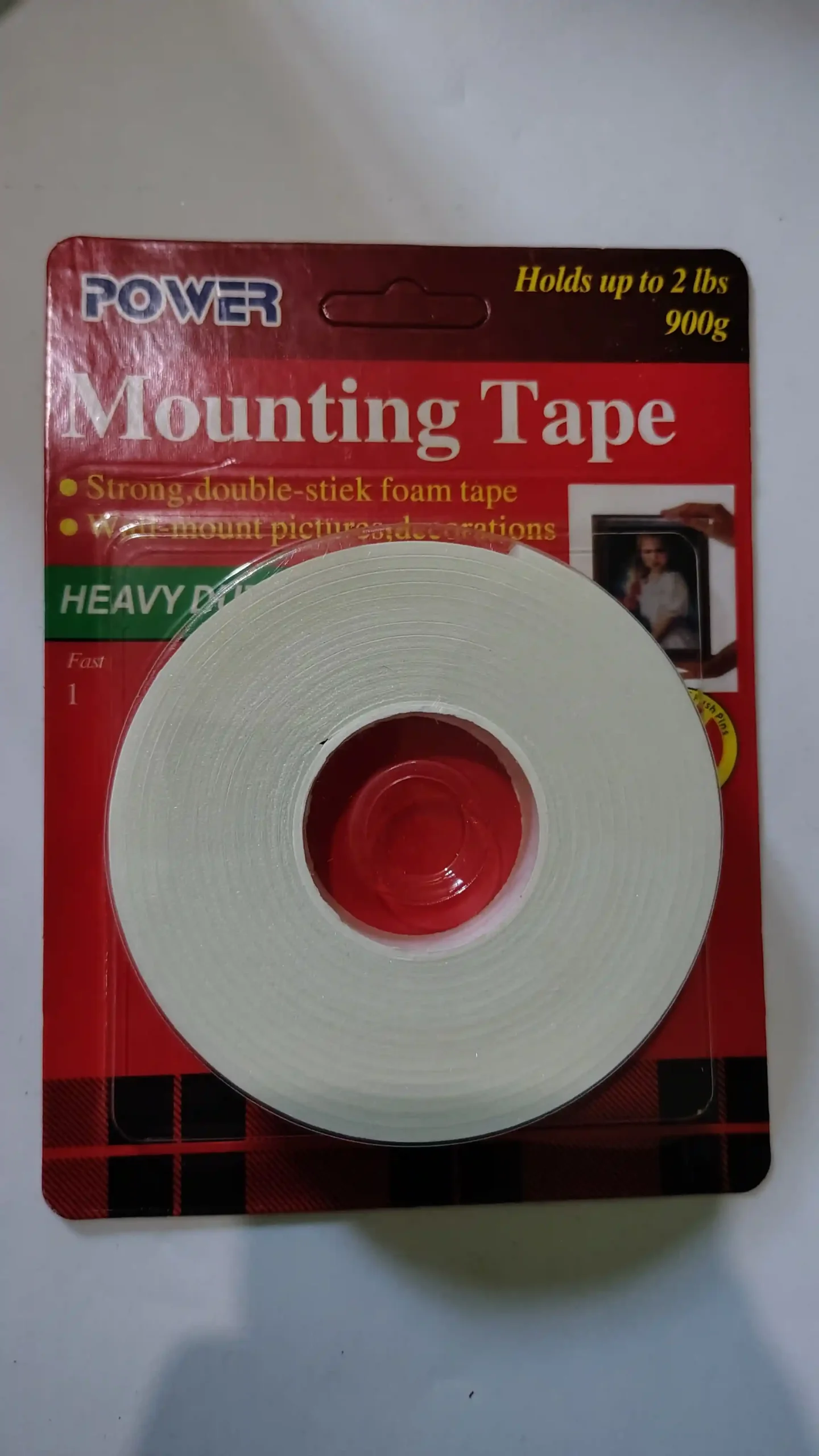 لاصق دبل فيس قوي Mounting Tape Heavy Duty لاصق دبل فيس قوي للتثبيت Mounting Tape Heavy Duty للاستخدام المكتبي