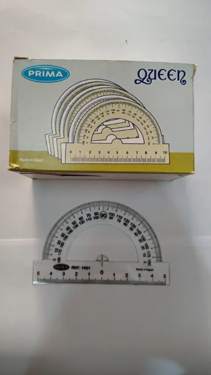 منقلة أدوات هندسية بلاستيك للطلاب 180 درجة