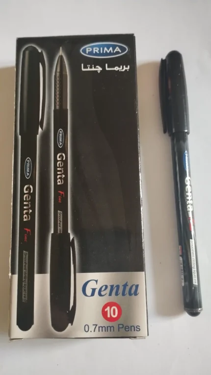 5 اقلام بريما جنتا genta لون اسود للكتابة اليومية
