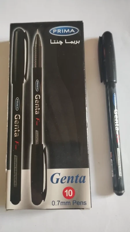 5 اقلام بريما جنتا genta لون اسود للكتابة اليومية