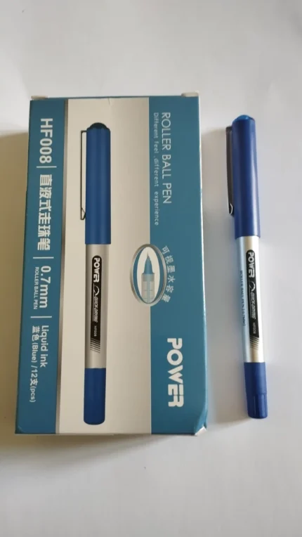6 اقلام حبر باور ازرق سن 0.7 مم HF008
