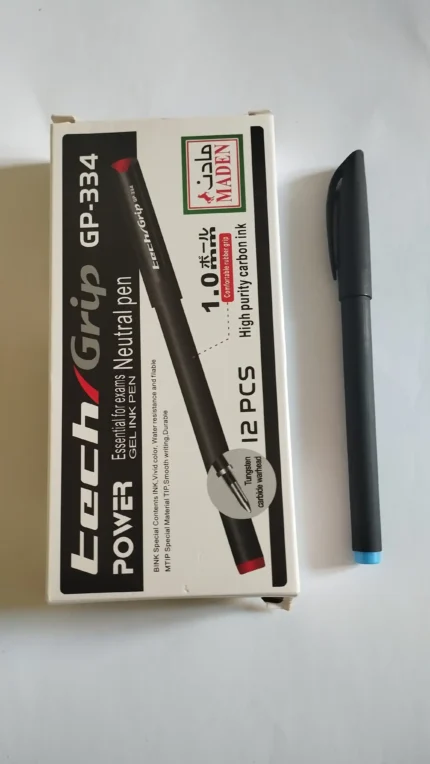 6 اقلام جل مادن Techno Grip سن 1.0 مم كتابة ناعمة