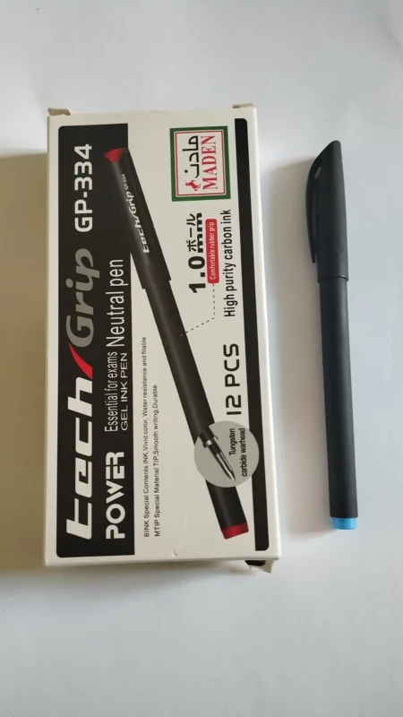 6 اقلام جل مادن Techno Grip سن 1.0 مم كتابة ناعمة